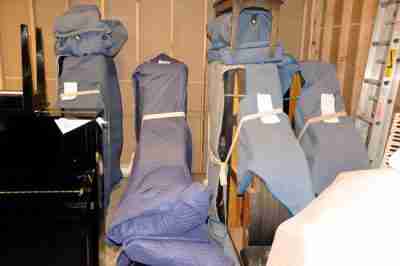 Temperature controlled piano storage